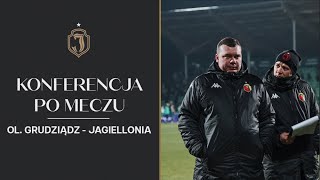 Konferencja po meczu Olimpia  Jagiellonia [upl. by Adelina428]