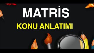 Matris Konu Anlatımı  Matematik  Ekol Hoca [upl. by Kerwon]