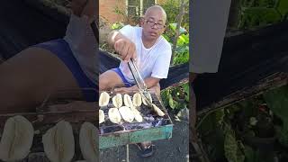 Inihaw na saging food ytshorts foodie foodlover cooking [upl. by Ellenehc]