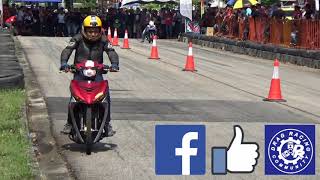 PART34 DRAG Bike Y15ZR RS150R Std Body Drag Racing Kubang Menerong May 2018 [upl. by Nerok297]