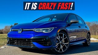 The BEST Hot Hatch 2022 Volkswagen Golf R Review [upl. by Atirys]