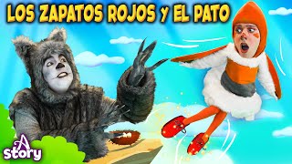 Los Zapatos Rojos y El Pato  Cuentos infantiles para dormir en Español [upl. by Kennie329]