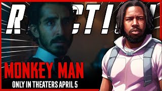 Monkey Man  Official Trailer  REACTION [upl. by Meier2]