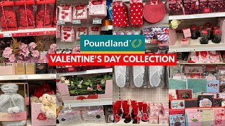 POUNDLAND VALENTINES DAY COLLECTION 2023  POUNDLAND HAUL  VALENTINES DAY 💞 TRAVELANDSHOP WITH ME [upl. by Zzahc821]