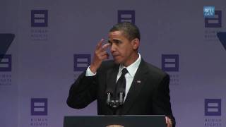 President Obama Speaks for Gay Civil Rights [upl. by Lady19]