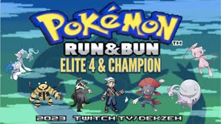 Elite 4 and Champion  Pokemon Run and Bun Nuzlocke  The Finale [upl. by Bethel]