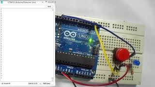 Arduino simple button connection [upl. by Akinhoj]