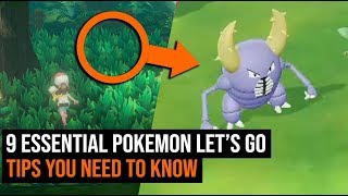 9 Essential Pokemon Lets Go Tips [upl. by Akirre357]