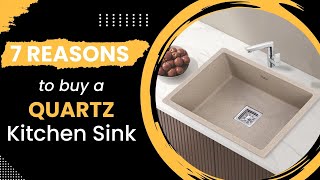 7 Reasons to buy a QUARTZ Kitchen Sink  Ruhe Quartz Sinks  Best Kitchen Sinks 2023  Ruhe [upl. by Nehgaem]