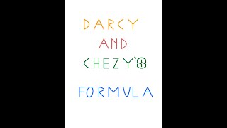 Darcy and Chezy’s Formula Part 1 Hydraulics Hydraulic systems Mechanotechnics N4 [upl. by Llenaj385]