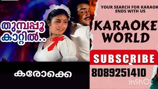 Thumbapoo kattil thane Oonjaladi KARAOKE WITH LYRICS MALAYALAM KARAOKE SONGS [upl. by Avehsile]