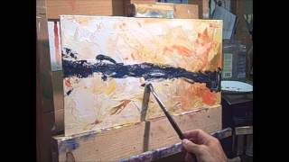 Abstract oil painting technique [upl. by Meryl]