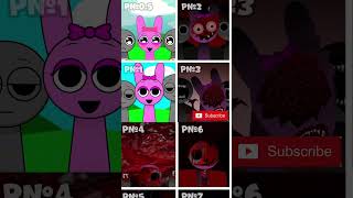 Sprunki Pinki VS P1 VS P2 VS P3 VS P4 amongusanimation animation incredibox incrediboxv9 [upl. by Noraed900]