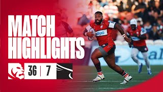 HIGHLIGHTS  Gloucester Rugby v Newcastle Falcons [upl. by Aidyl]