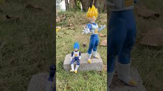 Super Saiyan Vegeta saves SSJB Baby Vegeta  Dragon Ball Toys [upl. by Rodge921]