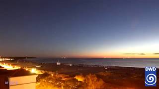 DWD Webcam RostockWarnemünde Juli 2018 [upl. by Caldeira]