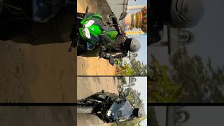 Ninja H2 SX Vs kawasaki Z H2 suuper looud  exhaust note comparison [upl. by Bunder]