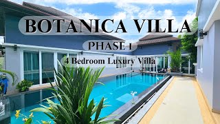 BOTANICA VILLA Phase 1 4 Bedroom Private Pool Villa in Layan Bangtao Area for SALE ID 71693 [upl. by Xenia]