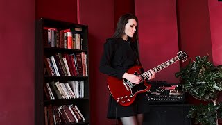 Black Sabbath quotNIBquot female guitarist guitar cover [upl. by Ley]