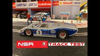 NSR slot car Ford MK IV Martini Racing Limited Edition on a 20 m track [upl. by Sitto265]