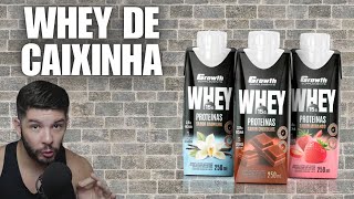 A VERDADE SOBRE A BEBIDA LÁCTEA UHT DE PROTEÍNAS Growth WHEY PROTEIN [upl. by Dalia]