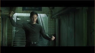 The Matrix Neo vs Mr Smith Subway Fight [upl. by Reginald]