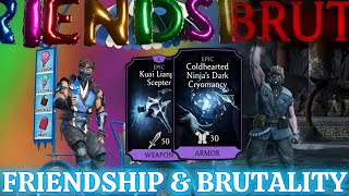 Friendship amp Brutality FW Gameplay MK Mobile  MK11 Subzero amp KW SubZero [upl. by Anierdna37]