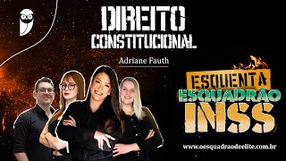 Esquadrão INSS Direito Constitucional  Prof Adriane Fauth [upl. by Ysac]