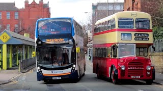 Sunday Service Regular bus services  St Helens Bus Station  NWMORT Heritage Bus Running Day [upl. by Aicela]