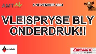 Vleispryse Bly Onderdruk  5 Nov 2024 [upl. by Okoyik]