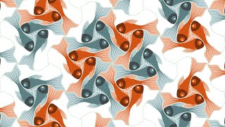 What is Tessellation  by M C Escher inspired Tessellation Art [upl. by Nhguavahs770]