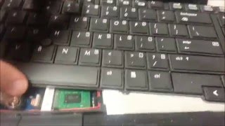 How to remove a keyboard on an HP EliteBook 8440p [upl. by Divan775]