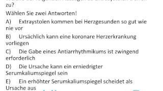 Besprechung Heilpraktiker Prüfung Oktober 2014  Frage Extrasystolen [upl. by Nord]