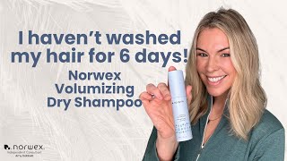 Norwex Volumizing Dry Shampoo I havent washed my hair for 5 days [upl. by Nahraf917]