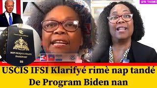 ISFSI bon info sou dènyé rimè ki genyen Biden [upl. by Lebasy952]