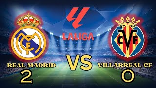 Real Madrid vs Villarreal CF Real Madrids Victory Marred by Carvajals Injury [upl. by Llehsim]