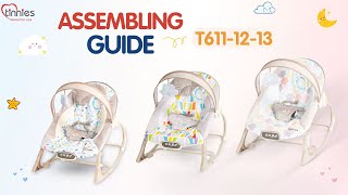 Tinnies Baby Rocker  Manual Rocker  T611  Assembling Guide [upl. by Ethbin]