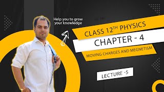 12th Physics  Chapter 4  Lecture 5  MOVING CHARGES AND MEGENTISM [upl. by Glad839]