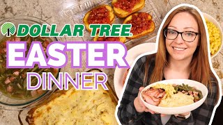 Making a Dollar Tree Easter Dinner [upl. by Garreth]