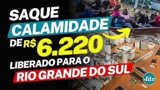 SAQUE CALAMIDADE FGTS RIO GRANDE DO SUL VEJA COMO PEDIR O VALOR NA CAIXA PELO APLICATIVO [upl. by Negah]