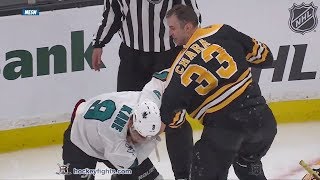 Evander Kane vs Zdeno Chara Feb 26 2019 [upl. by Arinay74]