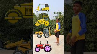 Gifts 🎁 to tractor Jcb roller amptoto magic video vfx shorts trending [upl. by Persse]