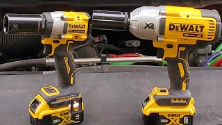 quotNewquot Dewalt Atomic 4 Mode Impact Wrench 12 Hog Ring Anvil Testing and Comparison [upl. by Perrin522]