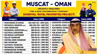 OMAN JOBS 🇴🇲 2024 ¦¦ AFTER VISA PAYMENT ¦¦ DIRECT CV SELECTION ¦¦ JOBS IN OMAN [upl. by Hoxsie]