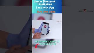 BUY LINK HERE Smart Bluetooth Fingerprint Padlock Lock with App [upl. by Alicec23]