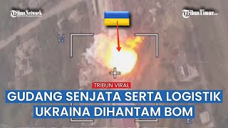 Bom Berpemandu Rusia Hantam Pusat Logistik Utama Ukraina di Chasov Yar [upl. by Bilicki507]