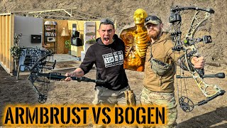 ARMBRUST vs BOGEN mit FritzMeinecke  Wie sicher ist eine Wohnung  Teil 1  Survival Mattin [upl. by Aubrie]