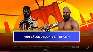 Finn balor demon VS Triple h Gameplay by ASD GAMING wwe wwesuperstar [upl. by Noreh932]