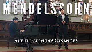 Auf Flügeln des Gesanges Mendelssohn By Roy van Vugt 18 Years Old  Live [upl. by Hsekar647]