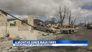 A look at Lahaina in the six months since a wildfire destroyed the Maui town [upl. by Yseulta405]